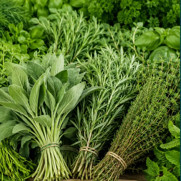 Hierbas aromáticas frescas al por mayor
