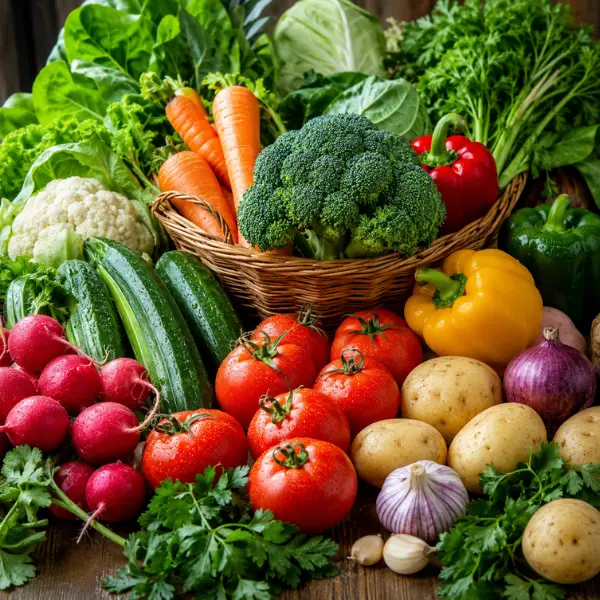 Verduras frescas al por mayor